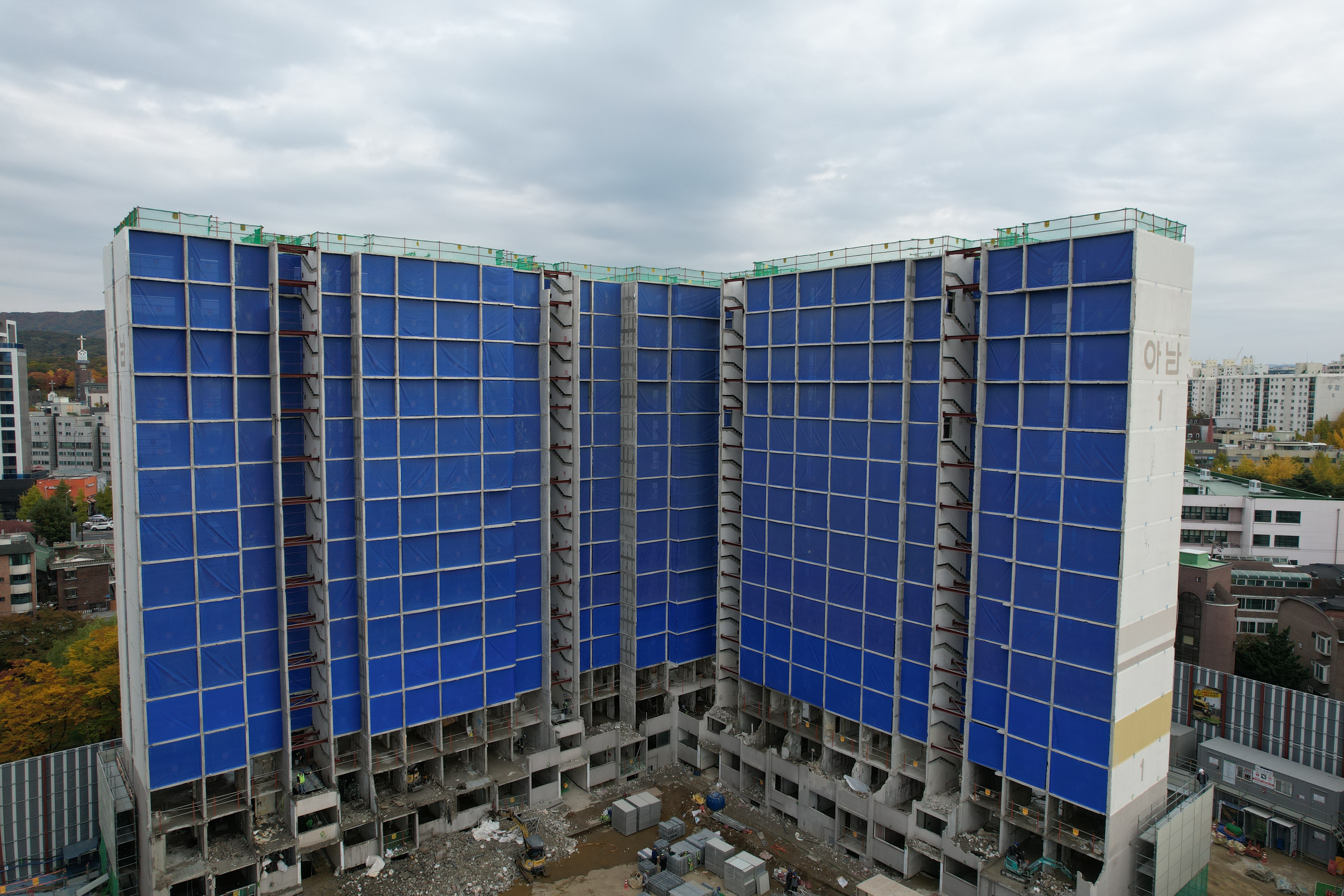 Anam Apartment Basement Extension from B1 to B3 levels